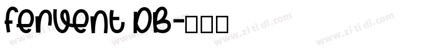 Fervent DB字体转换